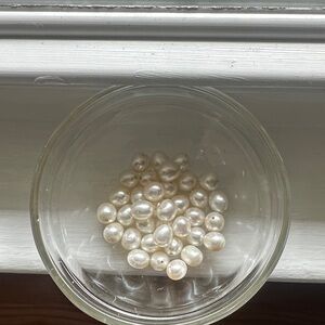 36 pcs of real cultured pearls
